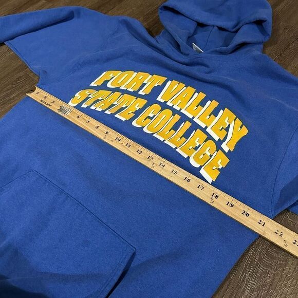 Vintage Fort Valley State College Men’s Hoodie Sweater Eagle Sportswear USA XL - Picture 7 of 8
